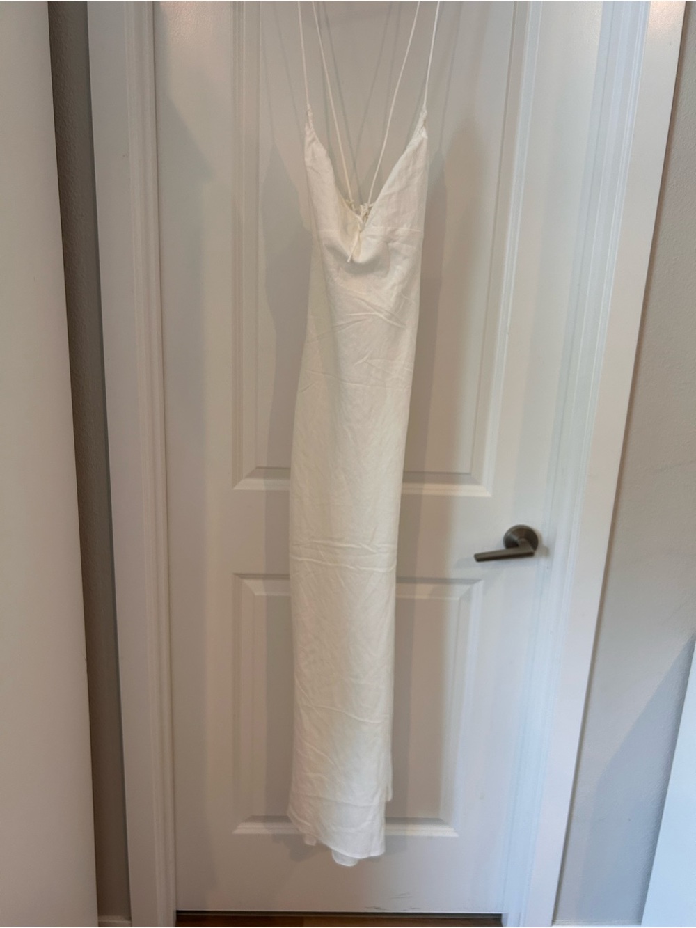 Classic White Dress with Delicate Straps
